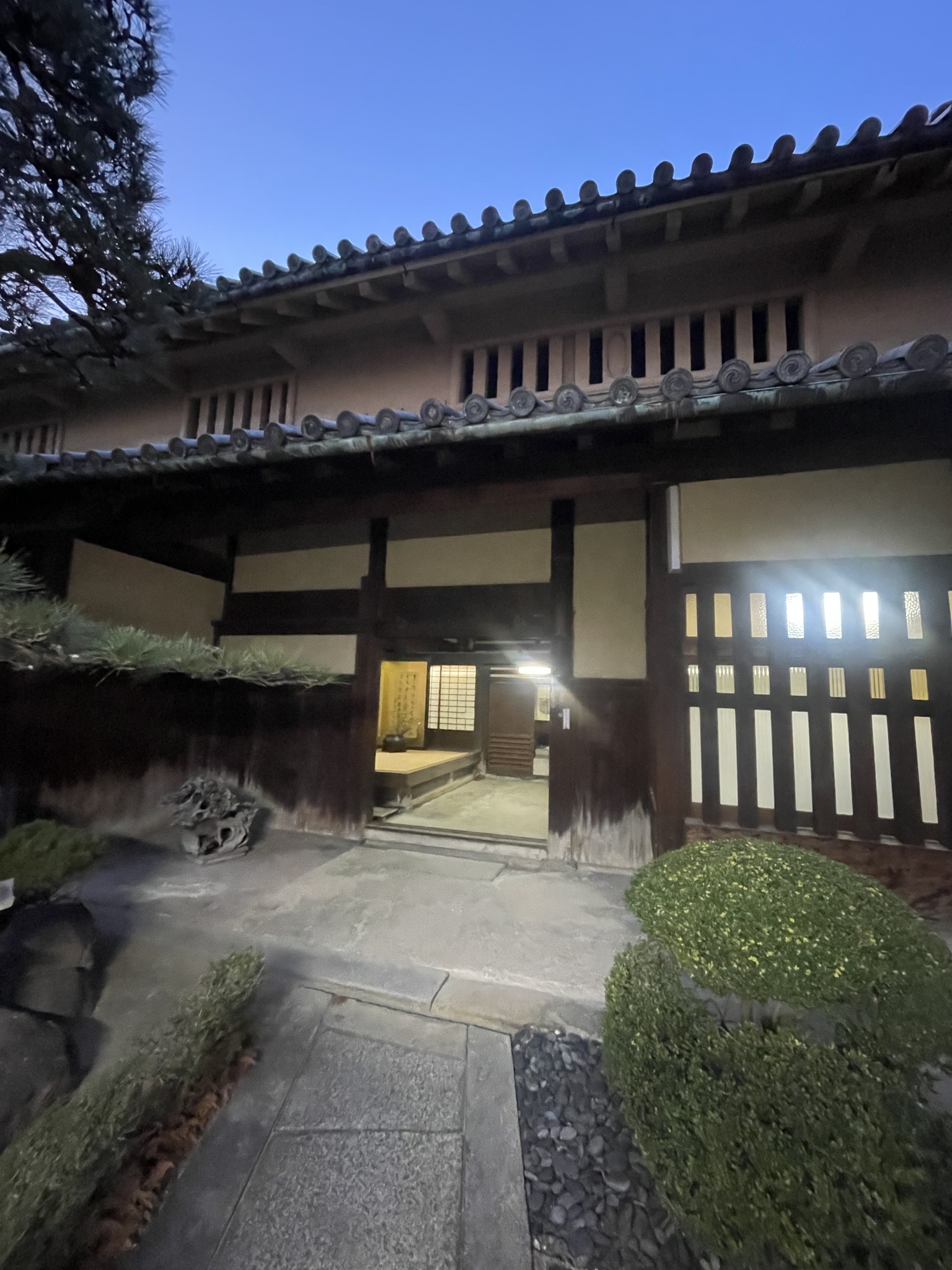 初釜茶会　谷家の正月料理